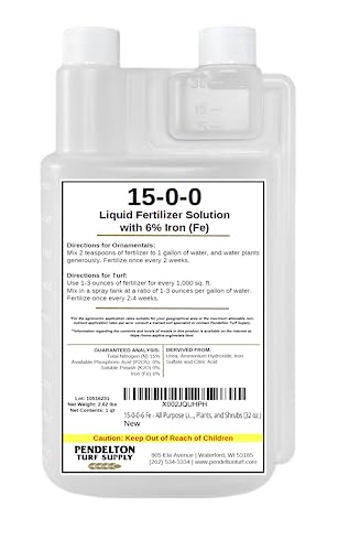 Liquid Iron Fertilizer for Darker, Greener Turf and Plants