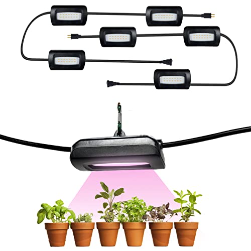 12FT Outdoor LED Plant Grow Lights - 2 Pack