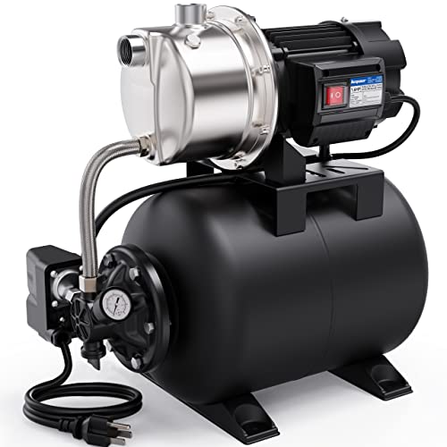 Acquaer 1.6HP Shallow Well Pump with Pressure Tank