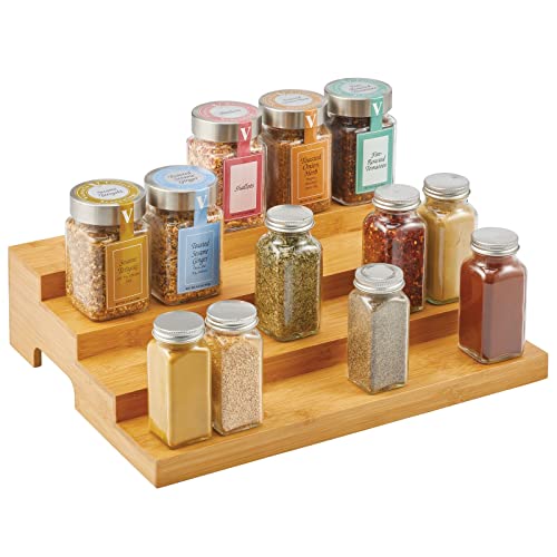 Bamboo Spice and Food Shelf Organizer