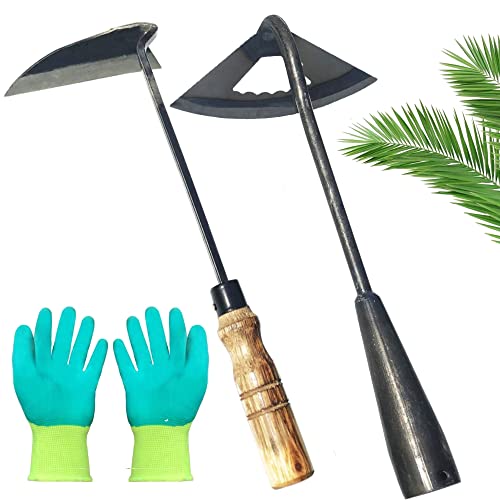 Zimchado Weeding Tool Pack - Heavy Duty Gardening Hand Tools