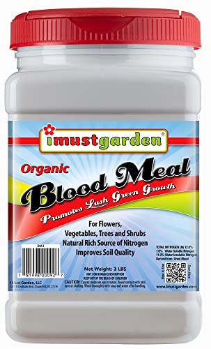 Organic Blood Meal for Vigorous Growth - 3lb Shaker Jar