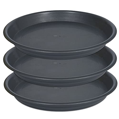 16 Inch Plastic Plant Saucer - Durable Drainage Tray for Flower Pot