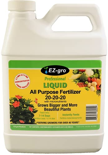 EZ-gro 20-20-20 Fertilizer - All Purpose Liquid Plant Food