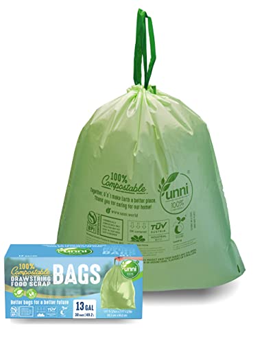UNNI Compostable Drawstring Bags