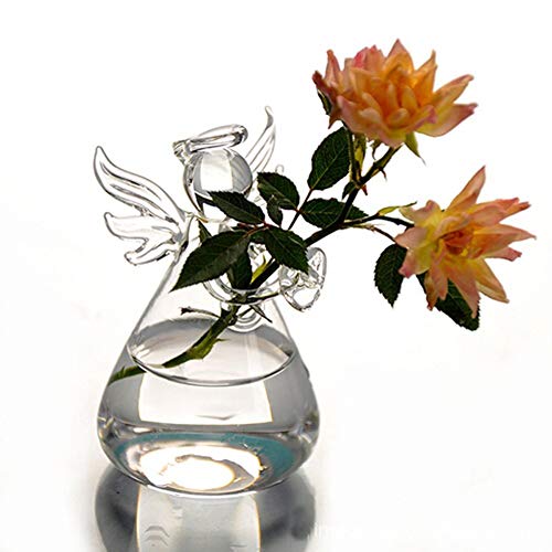 URMAGIC Angel Design Glass Vases