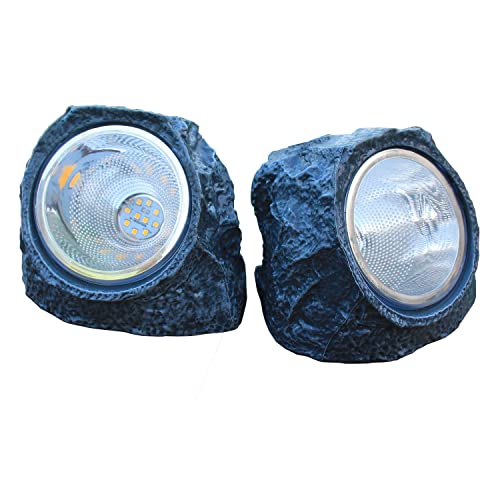 EiGreen Solar Landscape Lights - Outdoor Garden Rock Lights