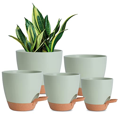 Vanslogreen Self Watering Planters for Indoor Plants