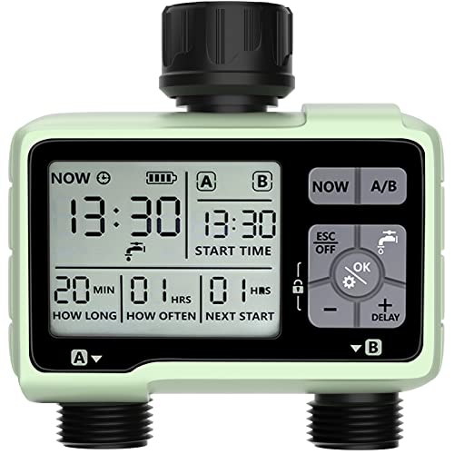 SOYUS Programmable Water Timer with Rain Delay/Manual/Automatic Watering System