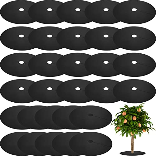 Weed Barrier Mats Non Woven Tree Mulch Rings