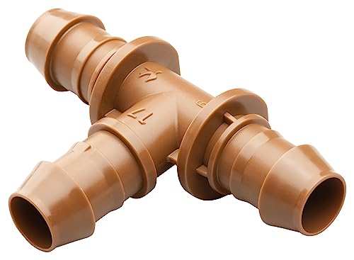 Rain Bird Drip Irrigation Tee Fitting, 4-Pack