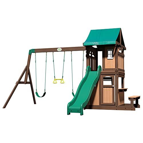 Lakewood Cedar Wood Swing Set