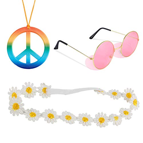 70s Hippie Costume Accessories Set