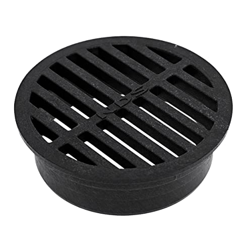 NDS 11, 4 in. Round Grate Cover: Efficient and Reliable Drainage Solution