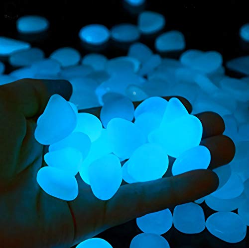 Glow in The Dark Pebbles - Indoor Outdoor Garden Stones