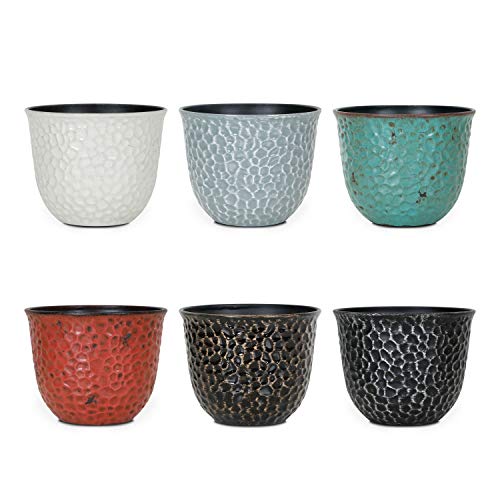 Colorful Retro Appearance Flower Pots for Indoor and Outdoor Plants