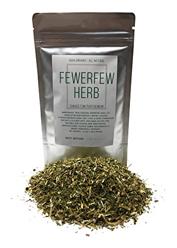 Natural Fewerfew Herb from Austria - Cut & Dried Tanacetum Parthenium
