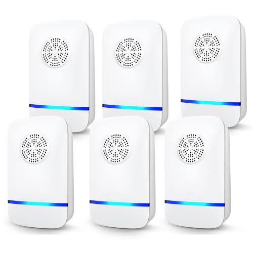 Ultrasonic Pest Repeller 6 Packs: Indoor Pest Repellent