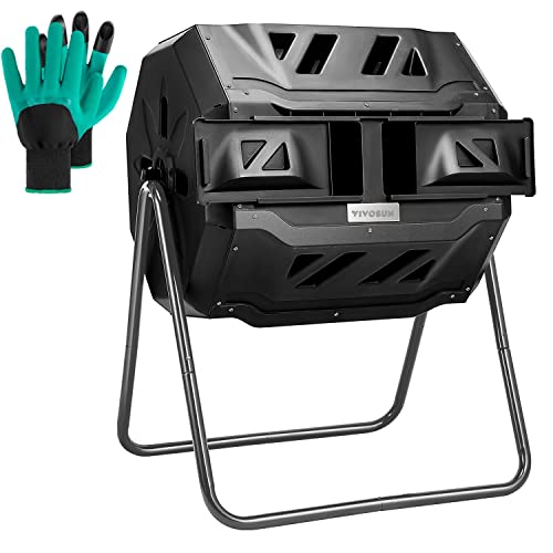 VIVOSUN Dual Rotating Batch Compost Bin