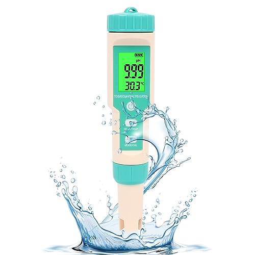 7-in-1 PH/TDS/EC/Salt/ORP/SG/Temp Meter for Water Hydroponics