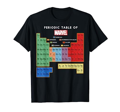 Marvel Ultimate Periodic Table T-Shirt