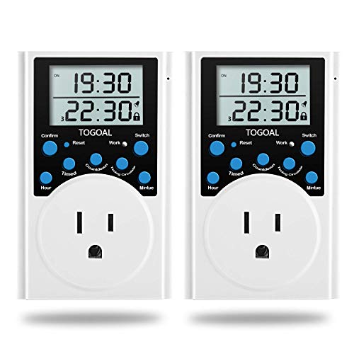 Digital Repeat Cycle Timer Plug [2 Pack]