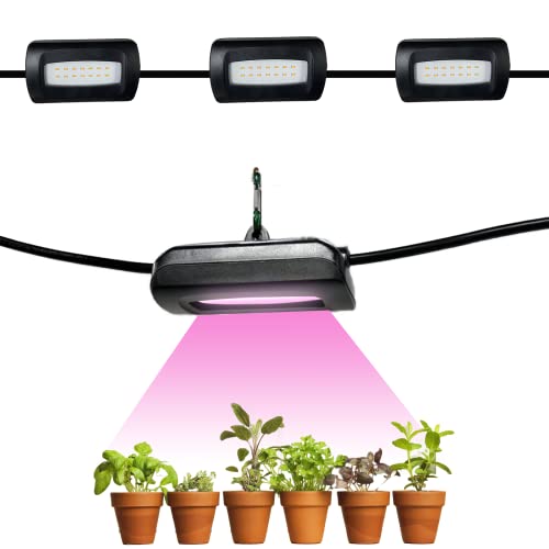 Waterproof LED Plant Grow Lights for Greenhouse & Shady Areas