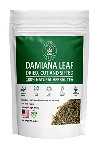 Damiana Herb Leaf Tea (4oz pack)