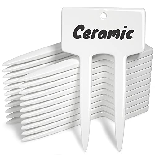 Ceramic Plant Labels - Set of 12