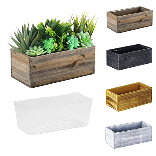 CYS EXCEL Wood Rectangle Planter Box
