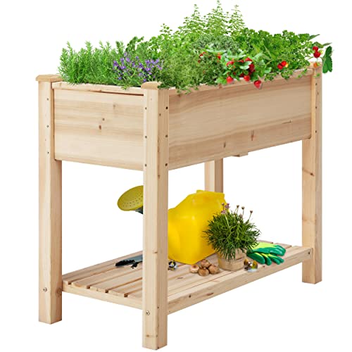 Yaheetech Horticulture Raised Garden Bed Planter Box with Legs