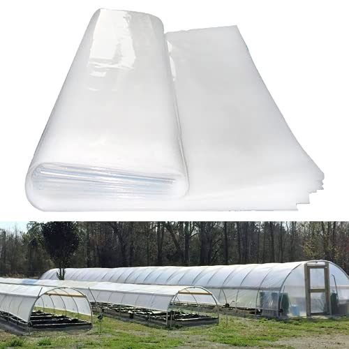 GRELWT Greenhouse Plastic Sheeting - UV Resistant Cover
