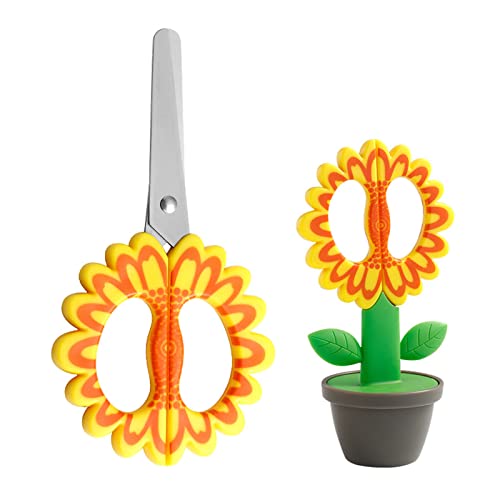 Kids Craft Scissors with Flower Design