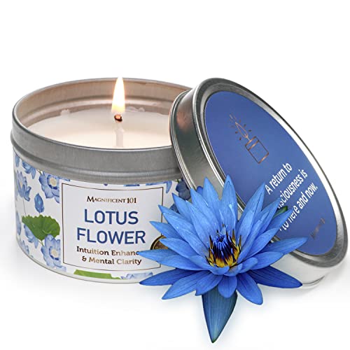 Blue Lotus Flower Scented Candle