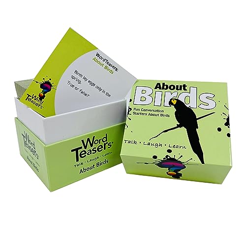 Bird Trivia Conversation Cards for Bird Lovers - Fun Family Games