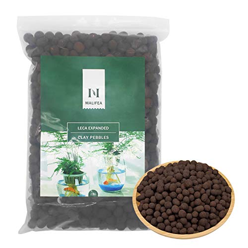 Malifea Expanded Clay Pebbles for Indoor Garden Plants