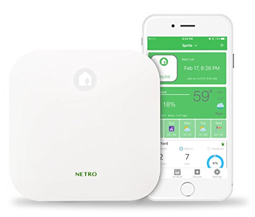 Netro Smart Sprinkler Controller: WiFi, Weather aware, Remote access