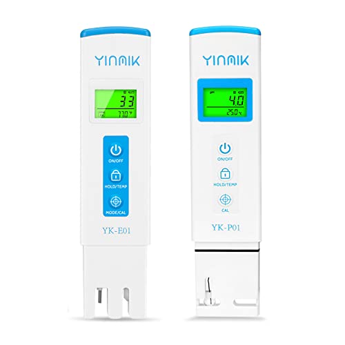 YINMIK Digital pH Meter TDS Meter Combo