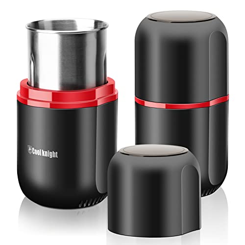 COOL KNIGHT Herb Grinder - Fast Electric Spice Herb Coffee Grinder