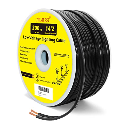 FIRMERST Low Voltage Landscape Wire Outdoor Lighting Cable