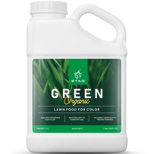 Green Organic Lawn Fertilizer - Grass Fertilizer for Vibrant Lawns