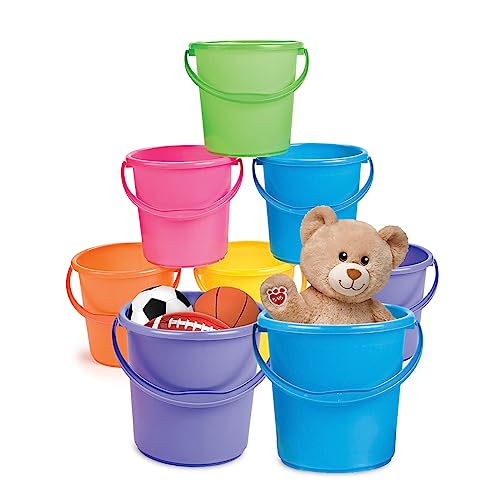Premium Sand Buckets Set of 12 for Kids