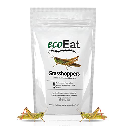 ecoEat Edible Bugs Dehydrated Grasshoppers