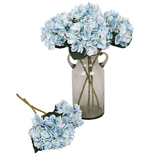 Kisflower Blue Hydrangea Artificial Flowers Bouquet