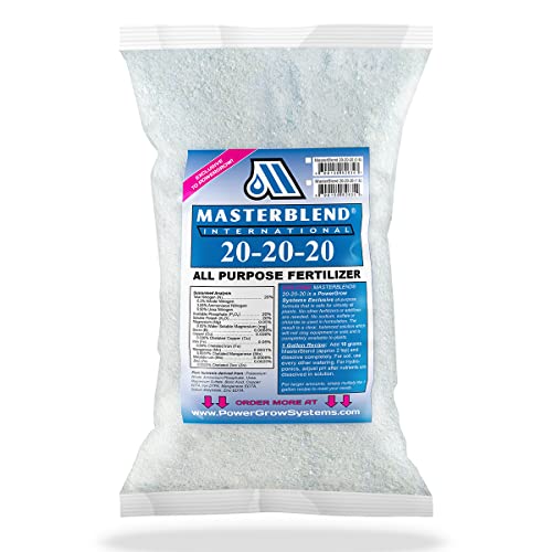Powerful All Purpose Fertilizer - MASTERBLEND 20-20-20 (5 Pound Bag)