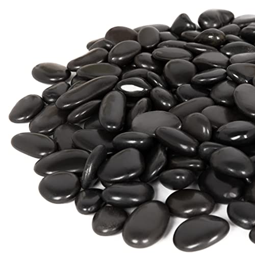GASPRO Black River Rocks for Landscaping Outdoor - 1 to 2 Inch