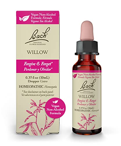 Bach Willow Flower Essence for Forgiveness, Non-Alcohol Formula