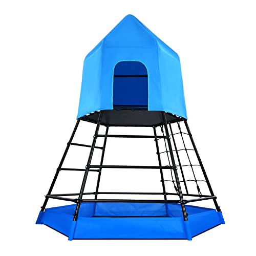 Jugader Jungle Gym for Kids with Monkey Bars and Play Tent