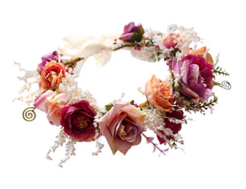 Vivivalue Women Floral Crown - Nature's Elegance for Every Occasion