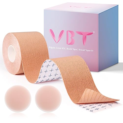 VBT Boob Tape - Breast Lift Tape, Body Tape for Large Breasts A-G Cup